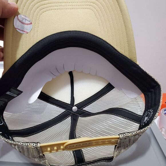 New York Yankees 47 Brand Trucker Snapback Baseball Hat Cap Sand OSFM … - Picture 8 of 11